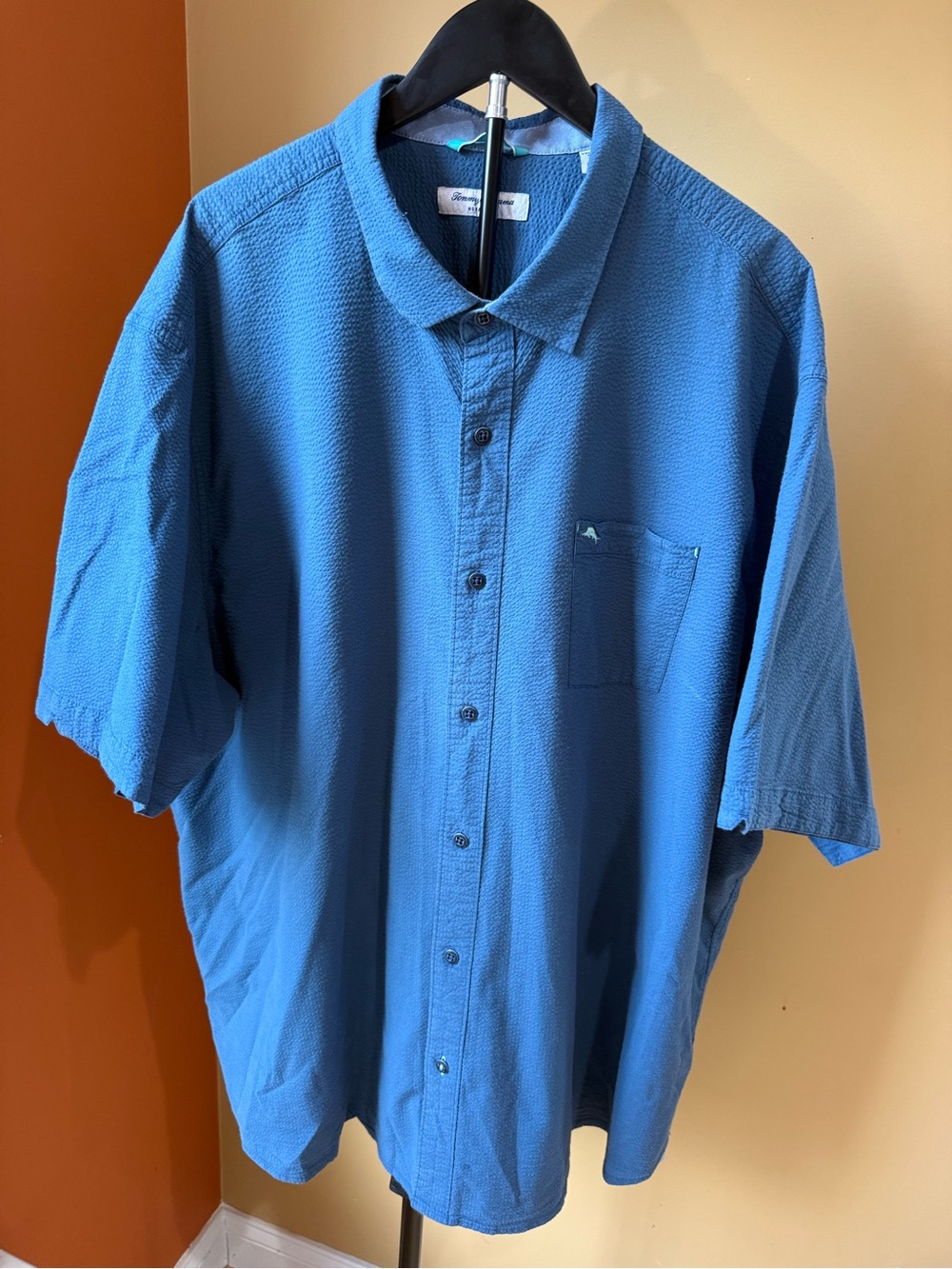 Tommy Bahama Short-Sleeve Button-Down Shirt in Blue